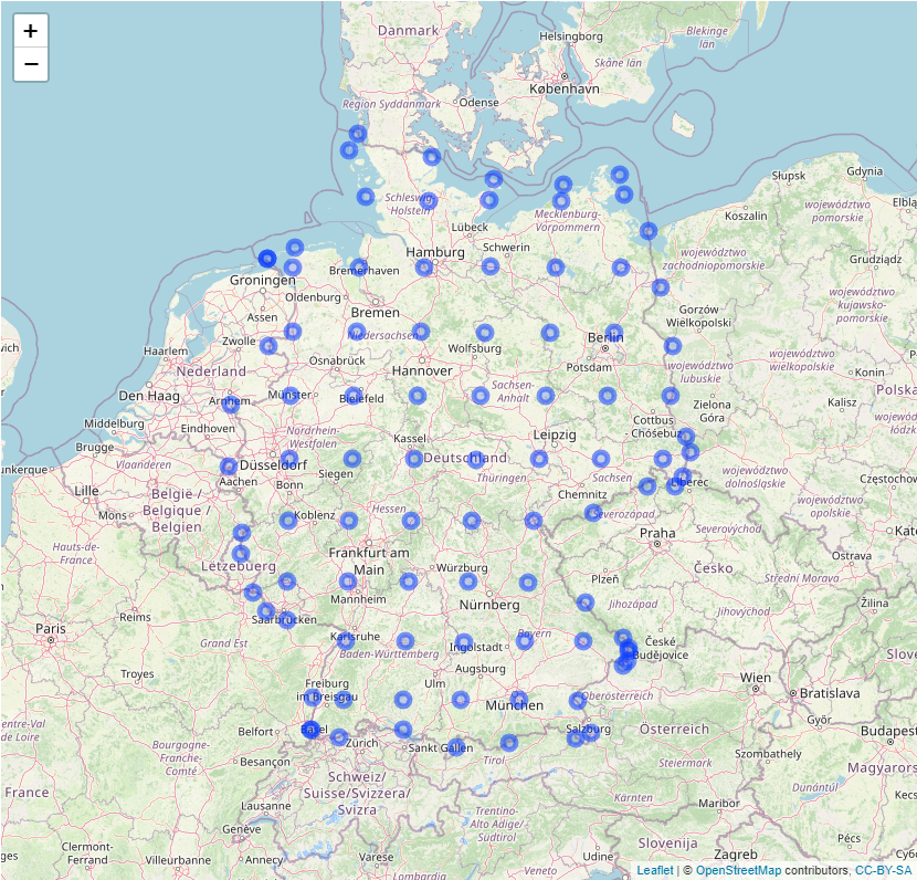 Das optimale Warenlager mit pgRouting und R